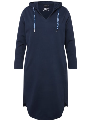 Ulla Popken Homewearkleid in nachtblau