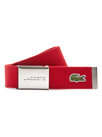 Lacoste Gürtel in Rot (Rouge 240)