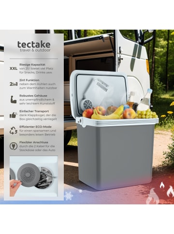 tectake Elektrische Kühl- und Wärmebox, leicht und leise, mit ECO-Modus