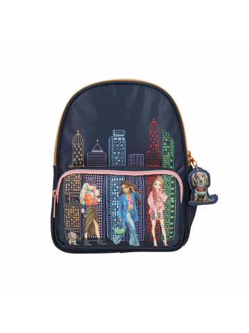 Depesche Rucksack CITY GIRLS TOPModel 11 x 22 x 28 cm dunkelblau in dunkelblau