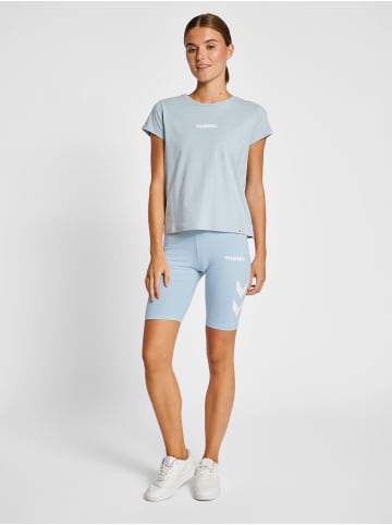 Hummel Tight Kurze Hose Hmllegacy Damen in CELESTIAL BLUE