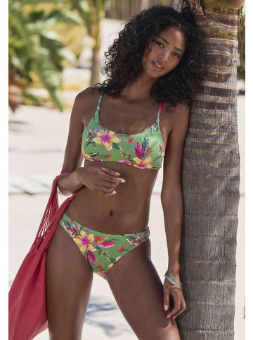 LASCANA Bikini-Hose in salbei-pink bedruckt