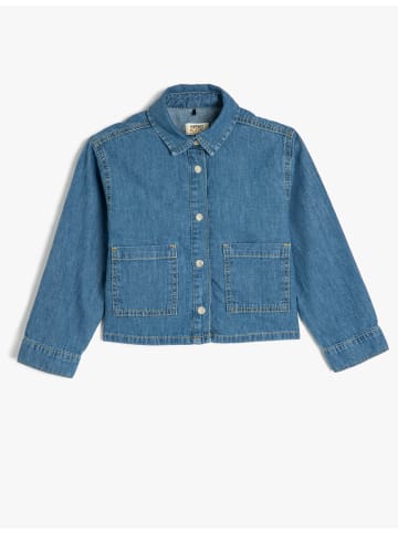 KOTON JACKSACKEN in Mittel Indigo