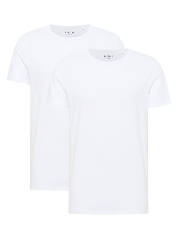 Mustang Doppelpack T-Shirt in Weiß