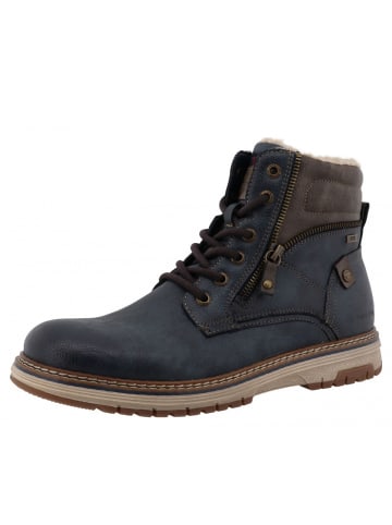 Tom Tailor Schnürstiefel in Blau