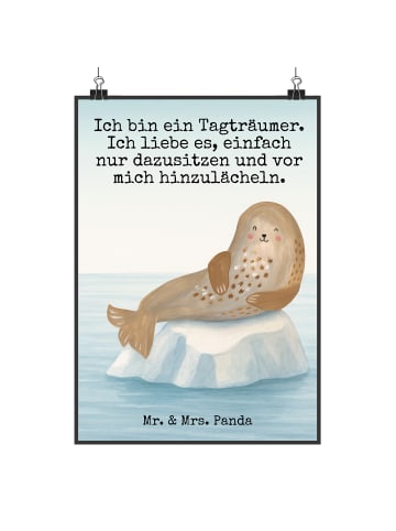 Mr. & Mrs. Panda wanddeko Robbe Lachen Design mit Spruch in Weiß