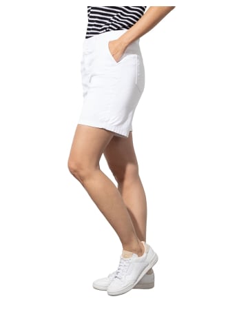 More & More Baumwollbermuda in white