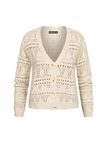 Cloud5ive Cloud5ive Gestrickte Strickjacke in beige