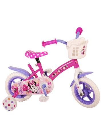 Volare Kinderfahrrad Disney Minnie Cutest Ever! für Mädchen 10 Zoll Kinderrad 2 Jahre