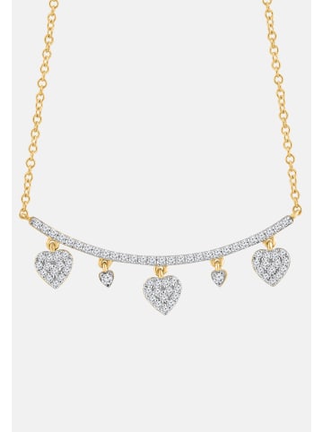 Diamant Exquis Halskette aus 375 Gelbgold mit Diamant