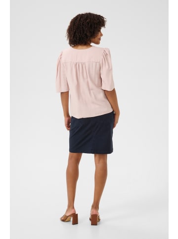 Cream Kurzarmhemd CRBulie Regular fit in Sepia Rose