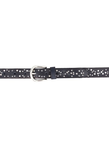 Vanzetti Nietengürtel Leder marine