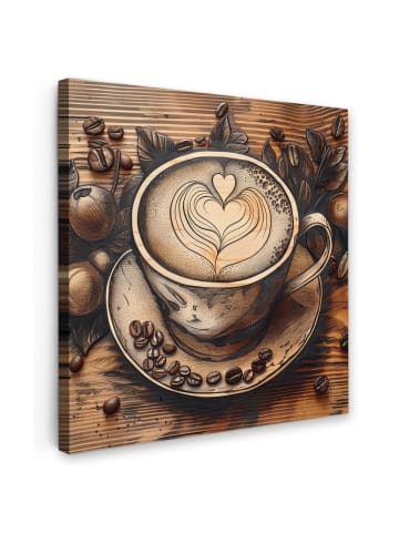 MuchoWow Leinwand bilder Kaffee (BxH)