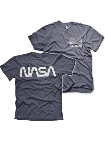 Nasa T-Shirt in Blau