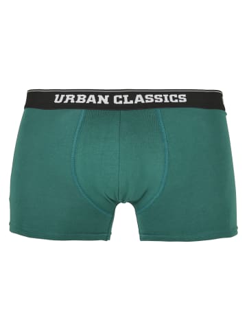 Urban Classics Boxershorts in pinstripe aop+black+treegreen