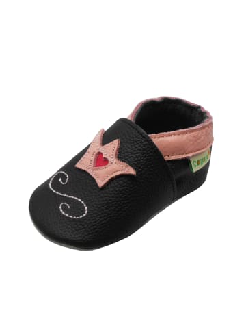 Sayoyo Baby Krabbelschuhe aus Leder, weiche Lauflernschuhe mit rutschfester Sohle 