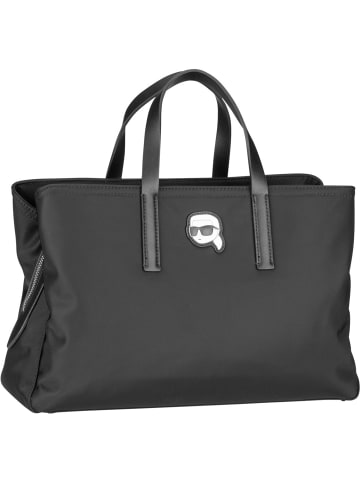 Karl Lagerfeld Handtasche K/Ikonik 2.0 Nylon Satchel in Black