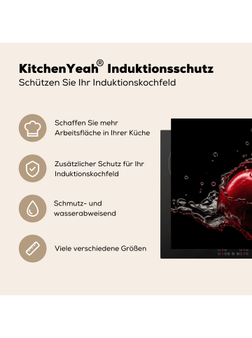 KitchenYeah Herdabdeckplatte Rote Kirschen