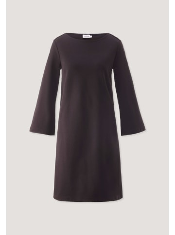 Hessnatur Jersey Kleid Mini in schwarzbeere
