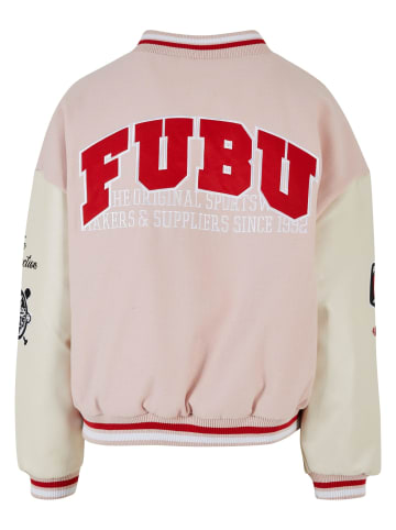 FUBU FUBU in light pink/offwhite/red