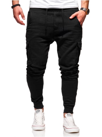 behype Jogginghose Combat in schwarz