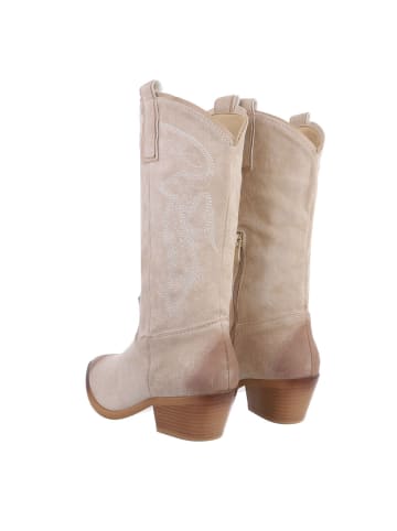 Ital-Design Stiefel in Beige