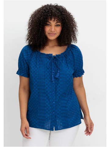 sheego by Joe Browns Bluse in blaubeere