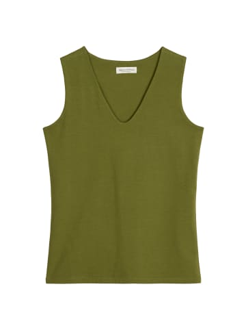 Marc O'Polo V-Neck-Top slim in Shaded Fern