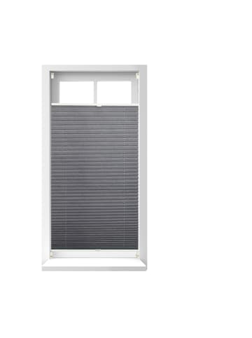 relaxdays 4x Plissee in Grau - (B)90 x (H)210 cm