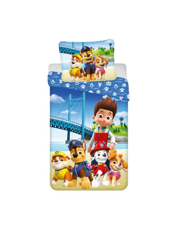 Paw Patrol Paw Patrol Bettwäsche-Set für Kinderbett 140 x 200 cm + 70 x 90 cm in Blau