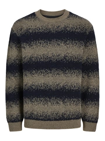 Jack & Jones Strickpullover in Greige