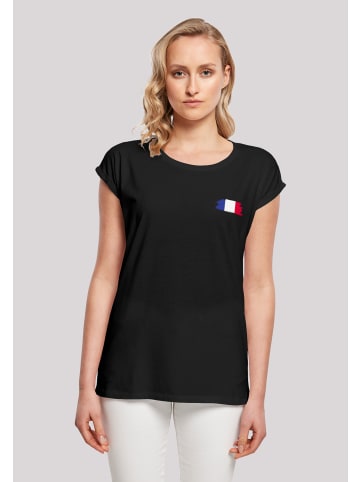 F4NT4STIC T-Shirt France Frankreich Flagge Fahne in schwarz