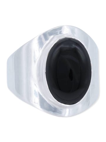 mantraroma 925er Silber - Ringe mit Onyx