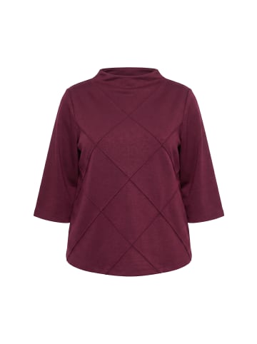 Ulla Popken Sweatshirt in weinrot