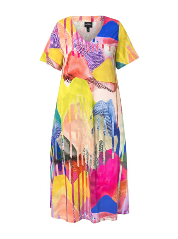 Ulla Popken figurbetontes Kleid in magenta