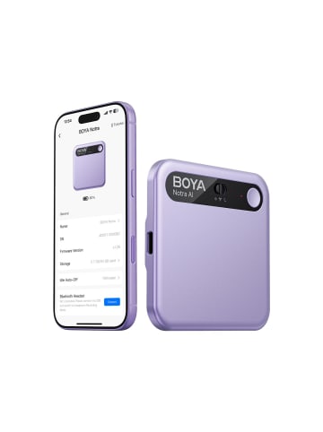 Boya Notra Diktiergerät KI Transkription Recorder