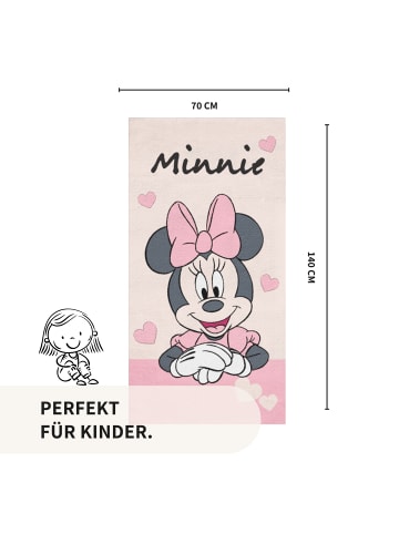 Disney Kinder Badetuch / Strandtuch "Minnie Mouse" in Rosa