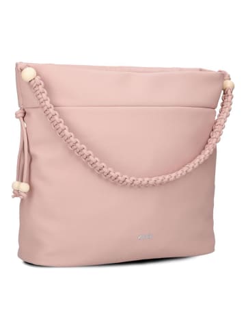 Zwei Perla Schultertasche 41 cm in powder