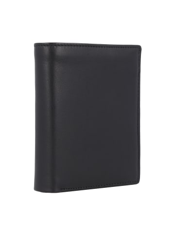 Esquire Frankfurt Geldbörse RFID Schutz Leder 9.5 cm in schwarz