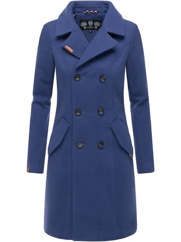 Marikoo Wollmantel Nanakoo in Blue Violet