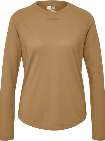 Hummel Hummel T-Shirt Hmlmt Yoga Damen Atmungsaktiv Leichte Design in TIGERS EYE