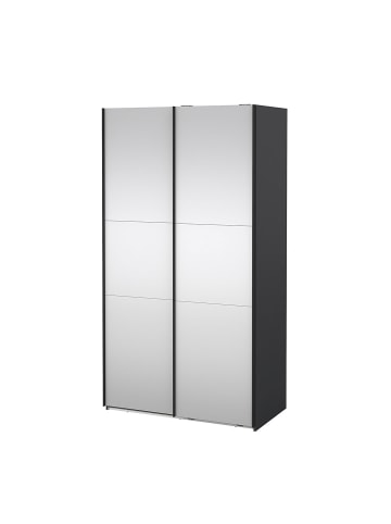 ebuy24 Schiebetürenschrank Como (2-türig) Grau 119 x 67 cm