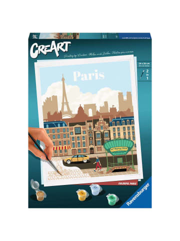 Ravensburger Malprodukte Farbenfrohes Paris CreArt Adults Trend 12-99 Jahre in bunt