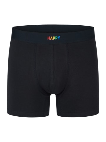 Happy Shorts Retro Boxer Jersey in Black