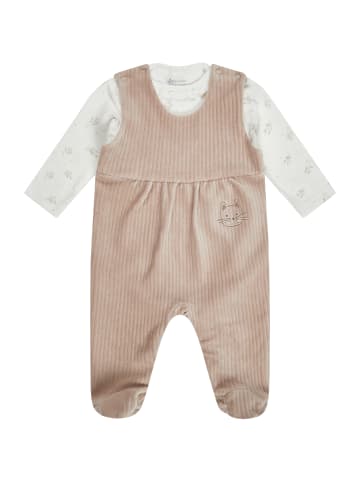 Sterntaler Strampler-Set Jersey Katze in sand