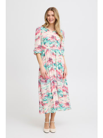 Fransa Midikleid FRLALU Regular fit in Rouge Red AOP MS24 02A