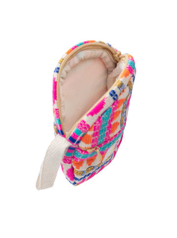 IZIA Damen Runde Minitasche in Pink Mehrfarbig
