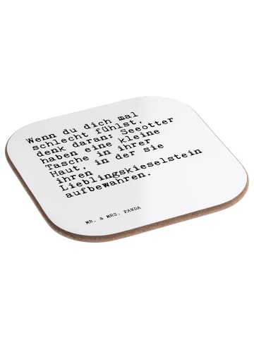 Mr. & Mrs. Panda Tischuntersetzer Wenn du dich mal... mit Spruch in Weiß