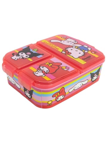 COFI 1453 Hello Kitty Kinder Brotdose – Lunchbox mit 3 Fächern & tollem Design in Rosa
