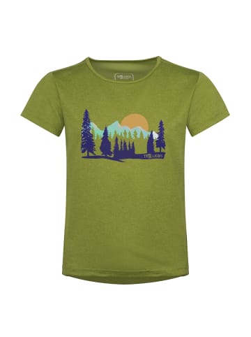 Trollkids Funktionsshirt Gudvangen in hedge green/candy pink